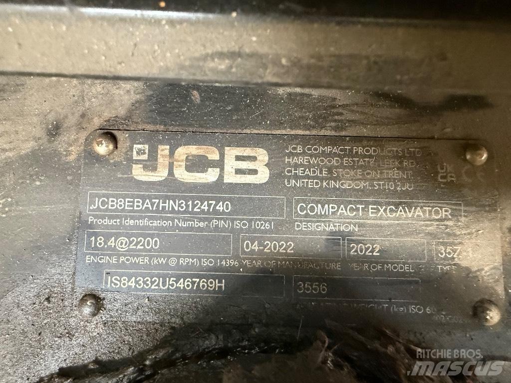 JCB 35Z-1 Εκσκαφάκι (διαβολάκι) < 7t