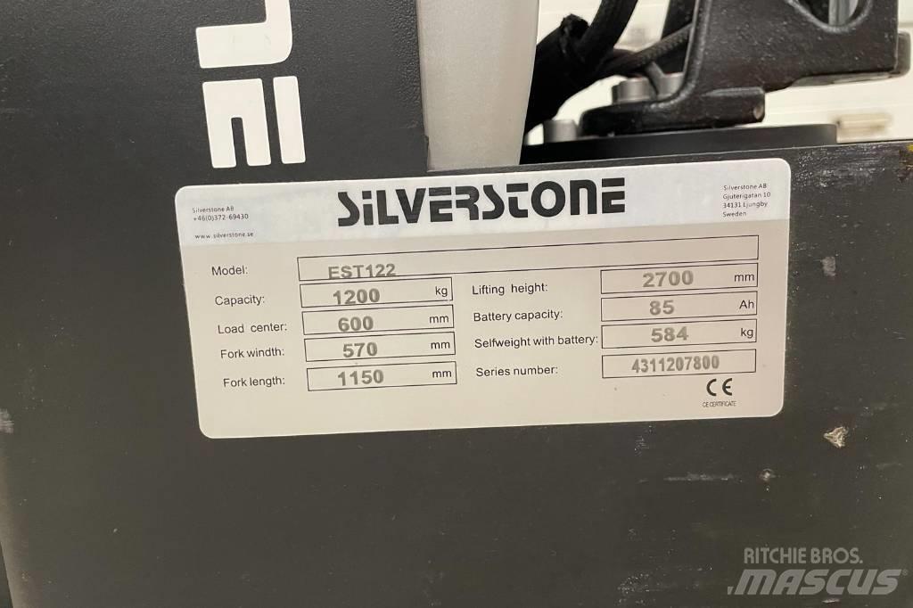 Silverstone EST 122 Παλετοφόρα πεζού χειριστή με ιστό
