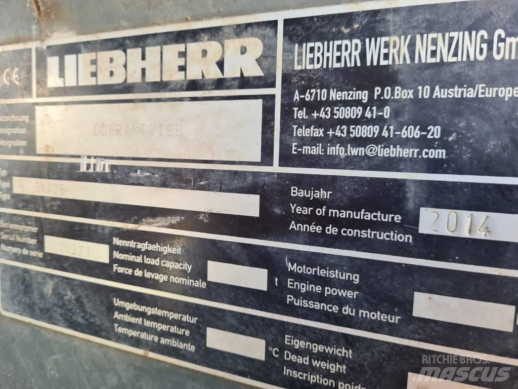 Liebherr 3MA 35 Περιστροφικές κεφαλές