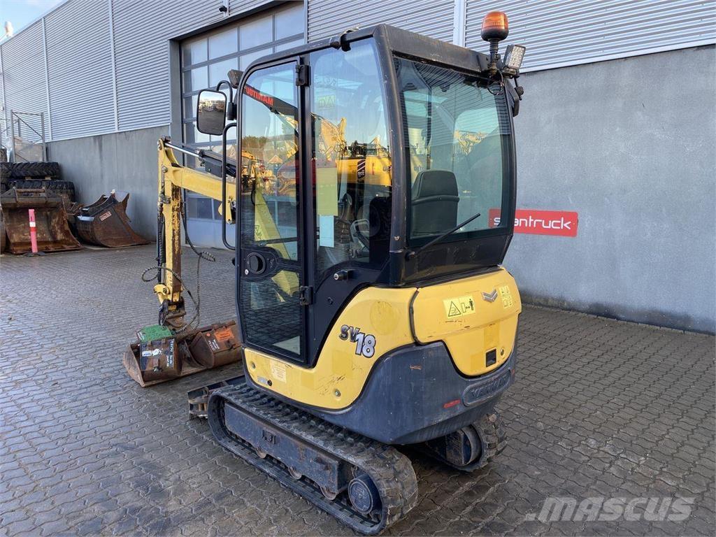Yanmar SV18 Εκσκαφείς με τροχούς - λάστιχα