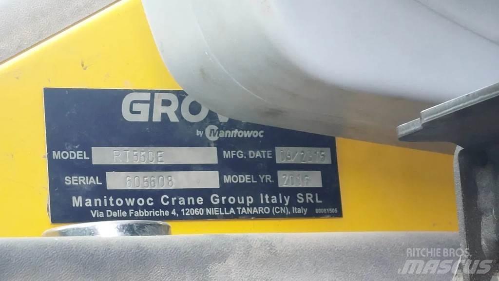 Grove RT 550E Γερανοί ανώμαλου εδάφους