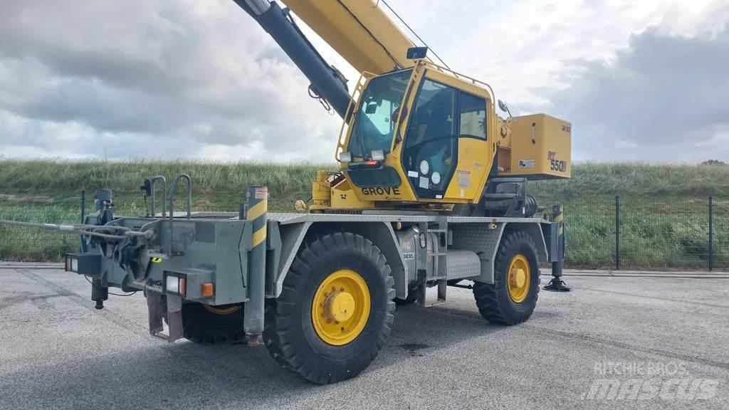 Grove RT 550E Γερανοί ανώμαλου εδάφους