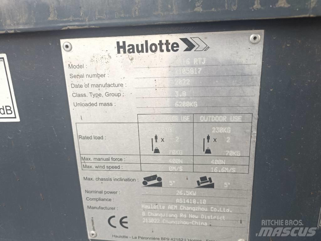 Haulotte HA16RTJ Ανυψωτήρες με αρθρωτό βραχίονα