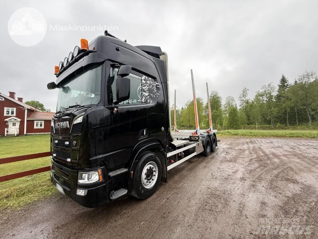 Scania R 580 Φορτηγά ξυλείας