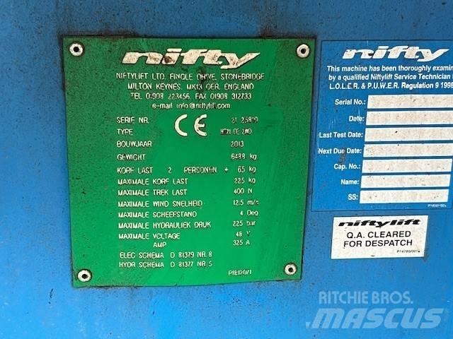 Niftylift HR 21 D E Ανυψωτήρες με αρθρωτό βραχίονα