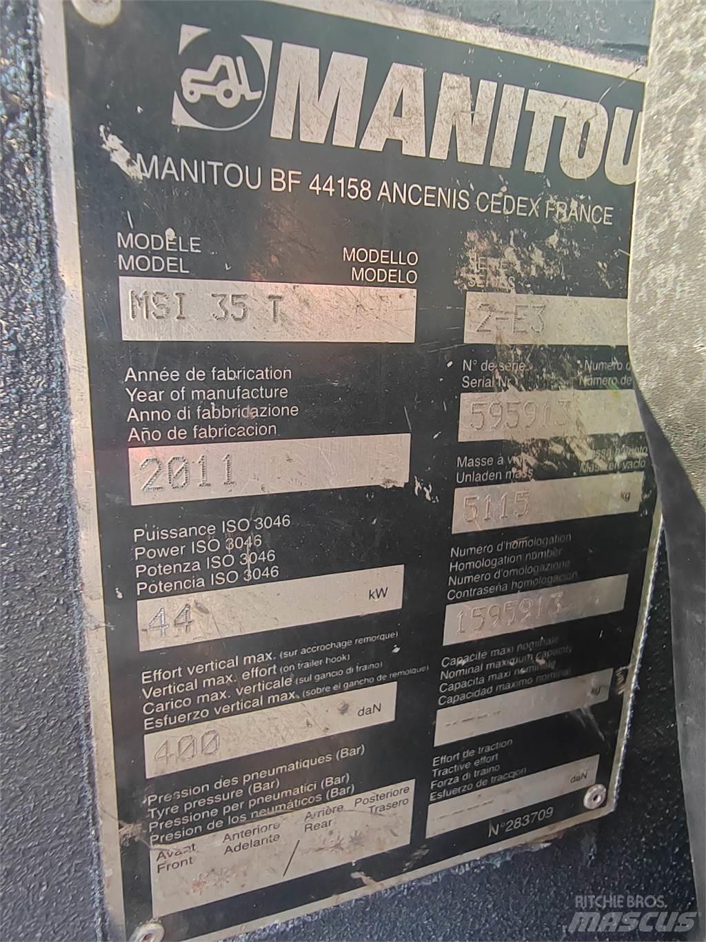 Manitou MSI35T Φορτηγά ανώμαλου εδάφους
