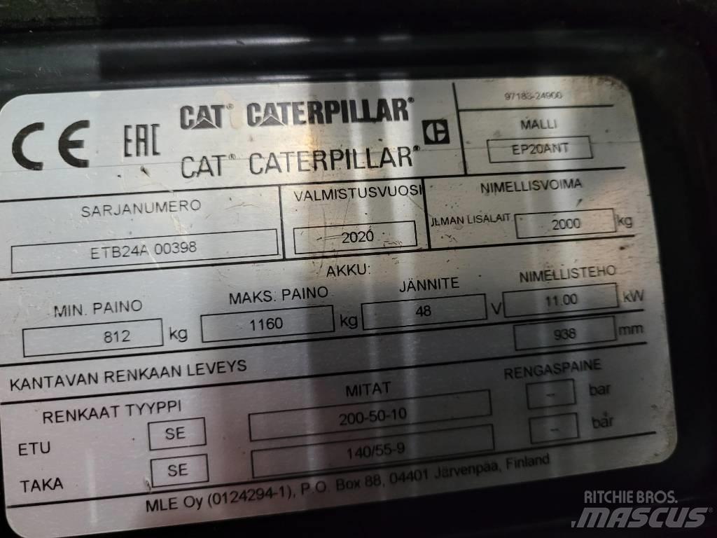 CAT EP20ANT Ηλεκτρικά περονοφόρα ανυψωτικά κλαρκ