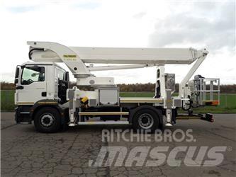 Palfinger P 370 KS Εναέριες πλατφόρμες τοποθετημένες σε φορτηγό