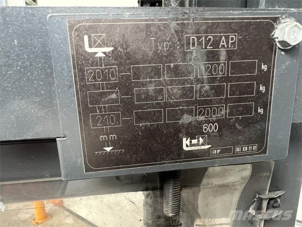 Linde D12 AP Παλετοφόρα πεζού χειριστή με ιστό