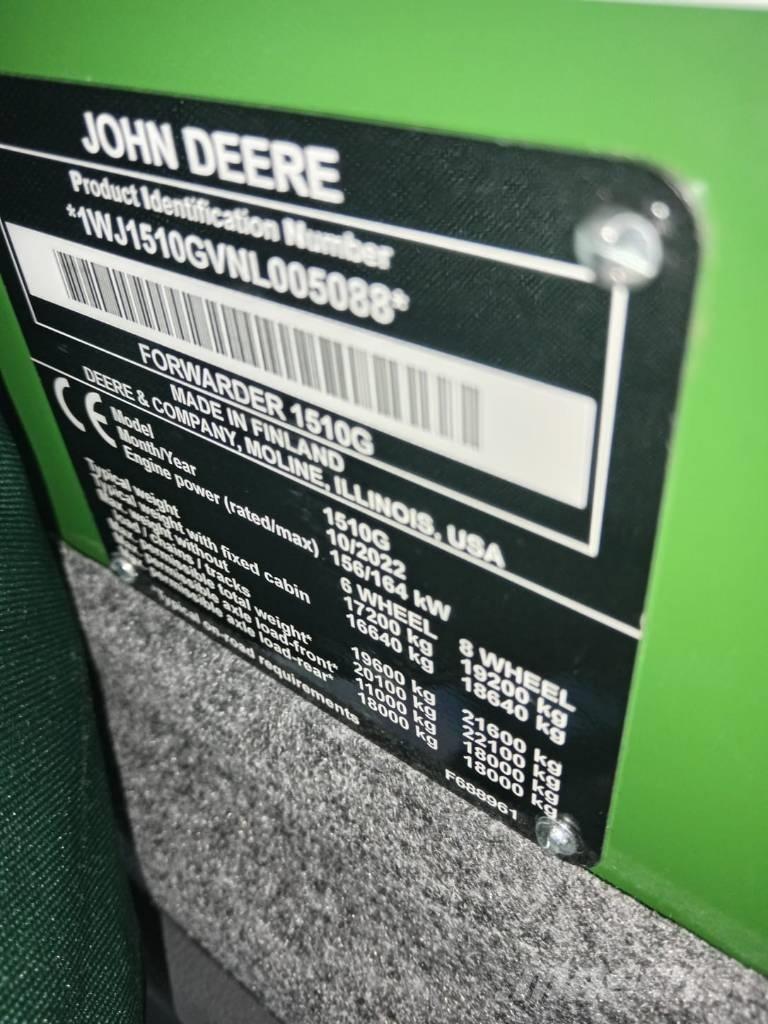 John Deere 1510 G Μεταφορείς ξυλείας