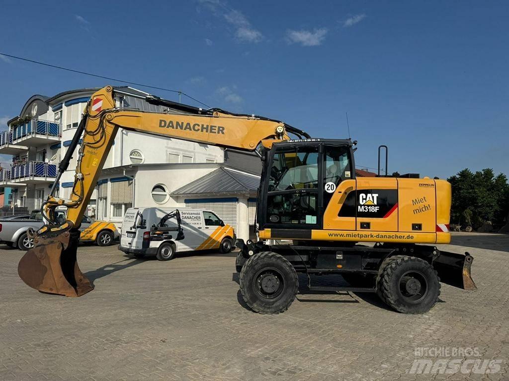 CAT M 318 F Εκσκαφείς με τροχούς - λάστιχα