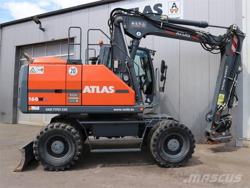 Atlas 160W-BLUE Εκσκαφείς με τροχούς - λάστιχα