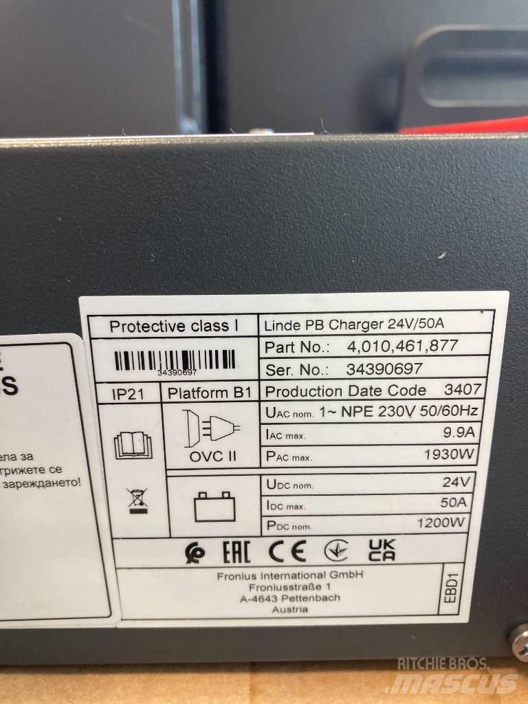 Linde L16AP/1173 Ηλεκτρικά παλετοφόρα με ιστό
