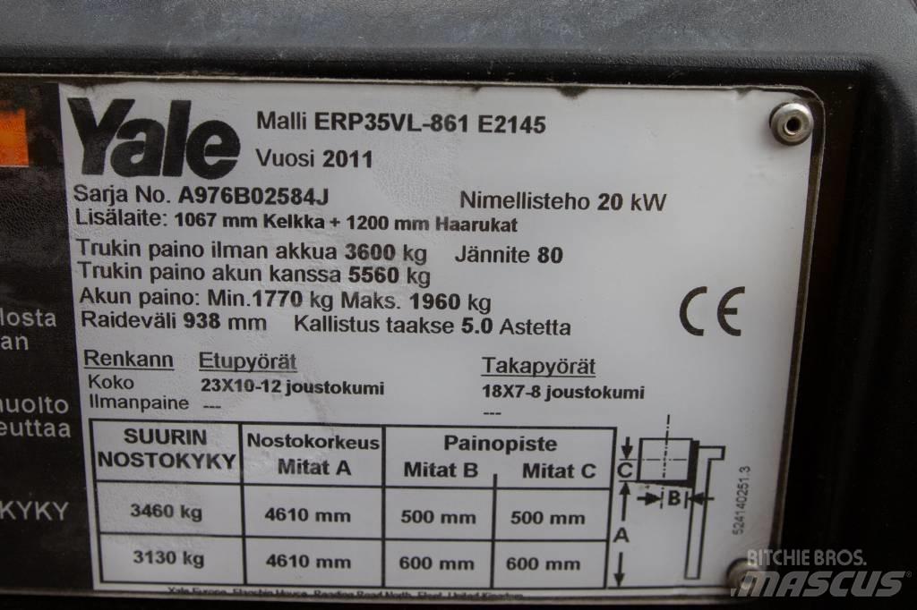 Yale ERP35VL Ηλεκτρικά περονοφόρα ανυψωτικά κλαρκ