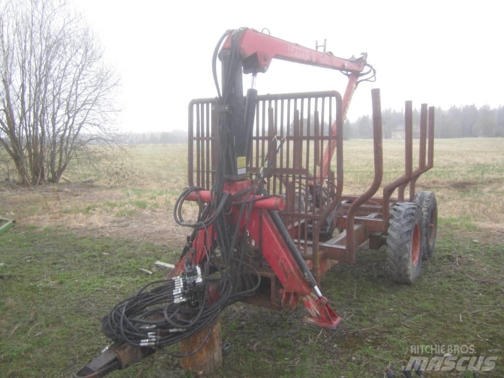 Patu 500 + Metsäkärry Ρυμούλκες δασοπονίας