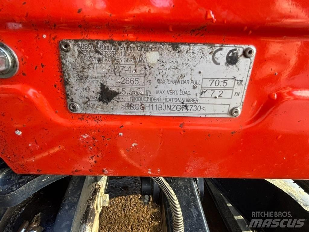 Kubota U 27-4 Εκσκαφάκι (διαβολάκι) < 7t