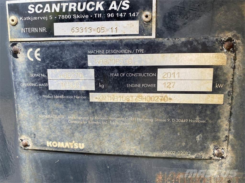 Komatsu WA320PZ-6 Φορτωτές με λάστιχα (Τροχοφόροι)
