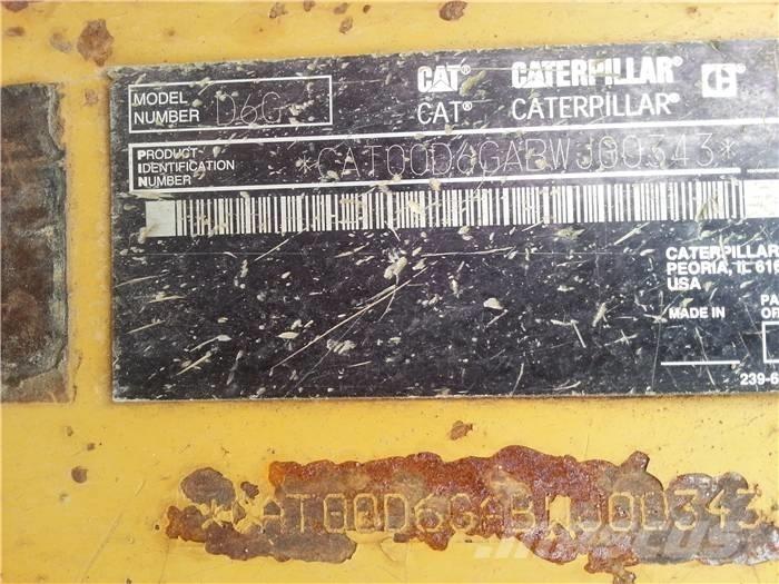 CAT D 6 G Μπουλντόζες με ερπύστριες