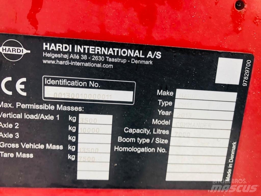 Hardi Commander 7000 Ρυμουλκούμενα ψεκαστικά