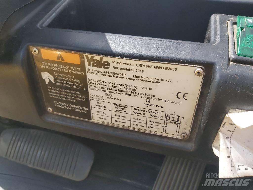 Yale ERP16VF Ηλεκτρικά περονοφόρα ανυψωτικά κλαρκ