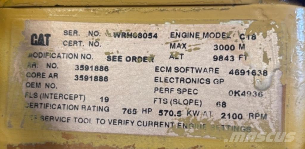 CAT C 18 Κατασκευές - Άλλα