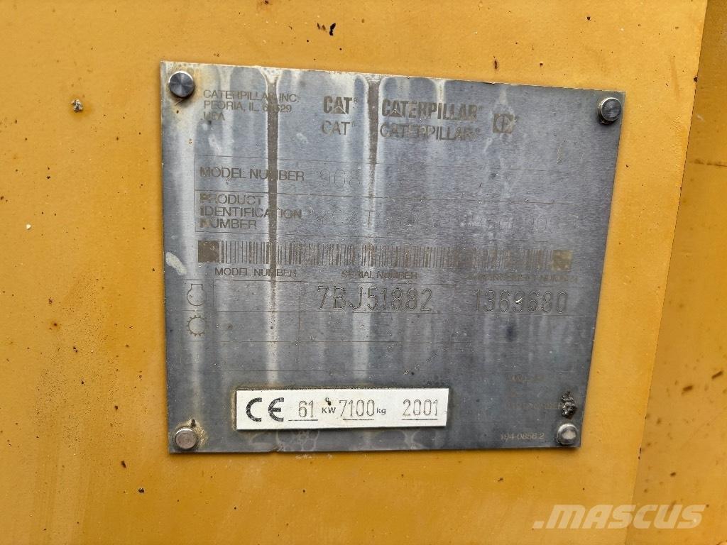 CAT 908 Φορτωτές με λάστιχα (Τροχοφόροι)