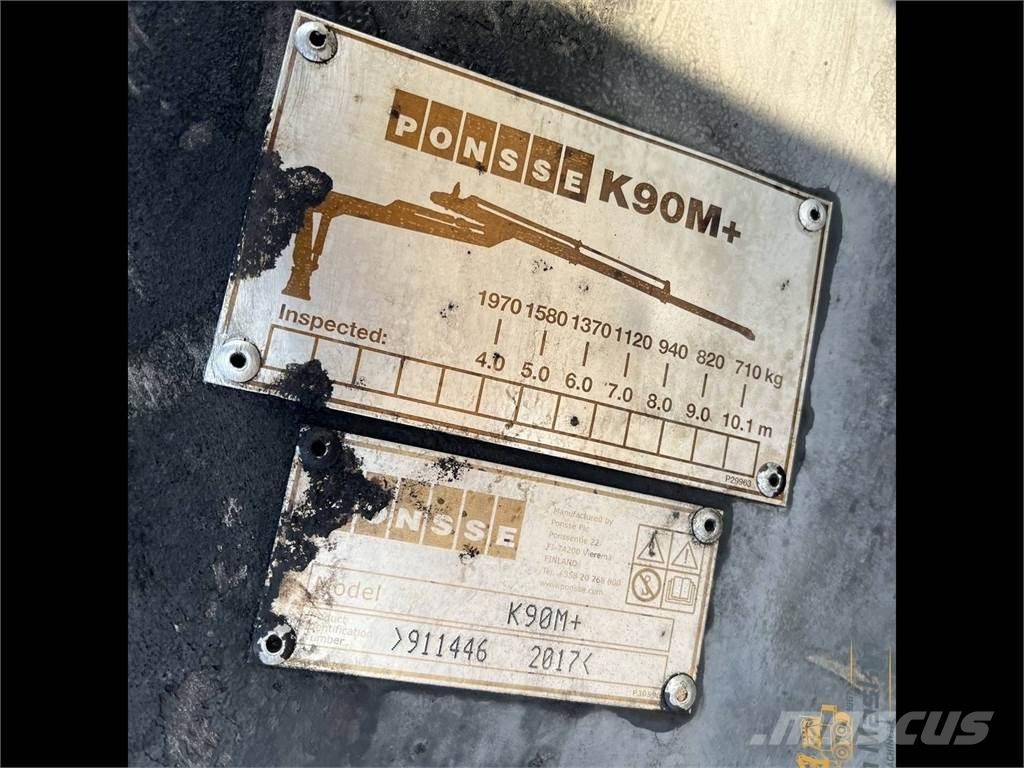 Ponsse K90M+ Γερανοί προωθητικοί
