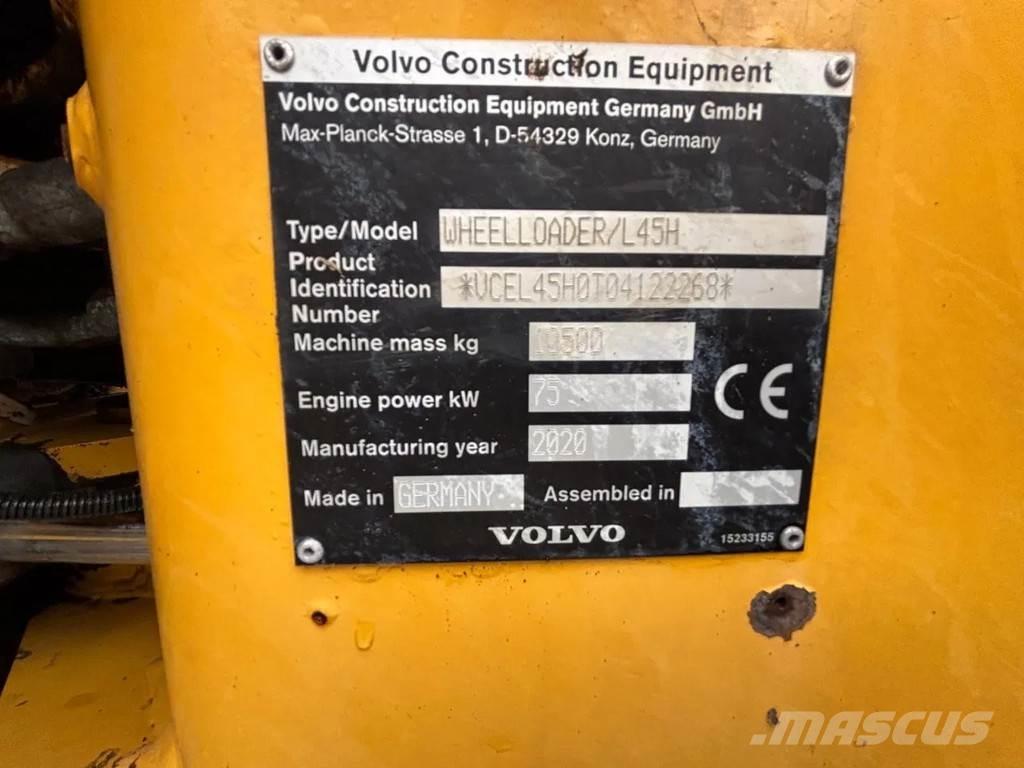 Volvo L45H Φορτωτές με λάστιχα (Τροχοφόροι)