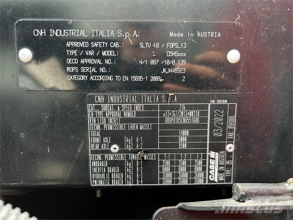 CASE Puma 185 CVX Τρακτέρ