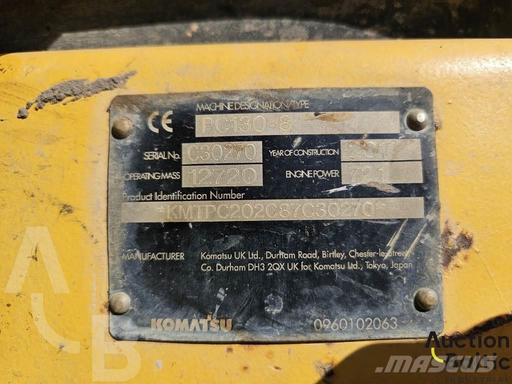 Komatsu PC130-8 Εκσκαφείς με ερπύστριες