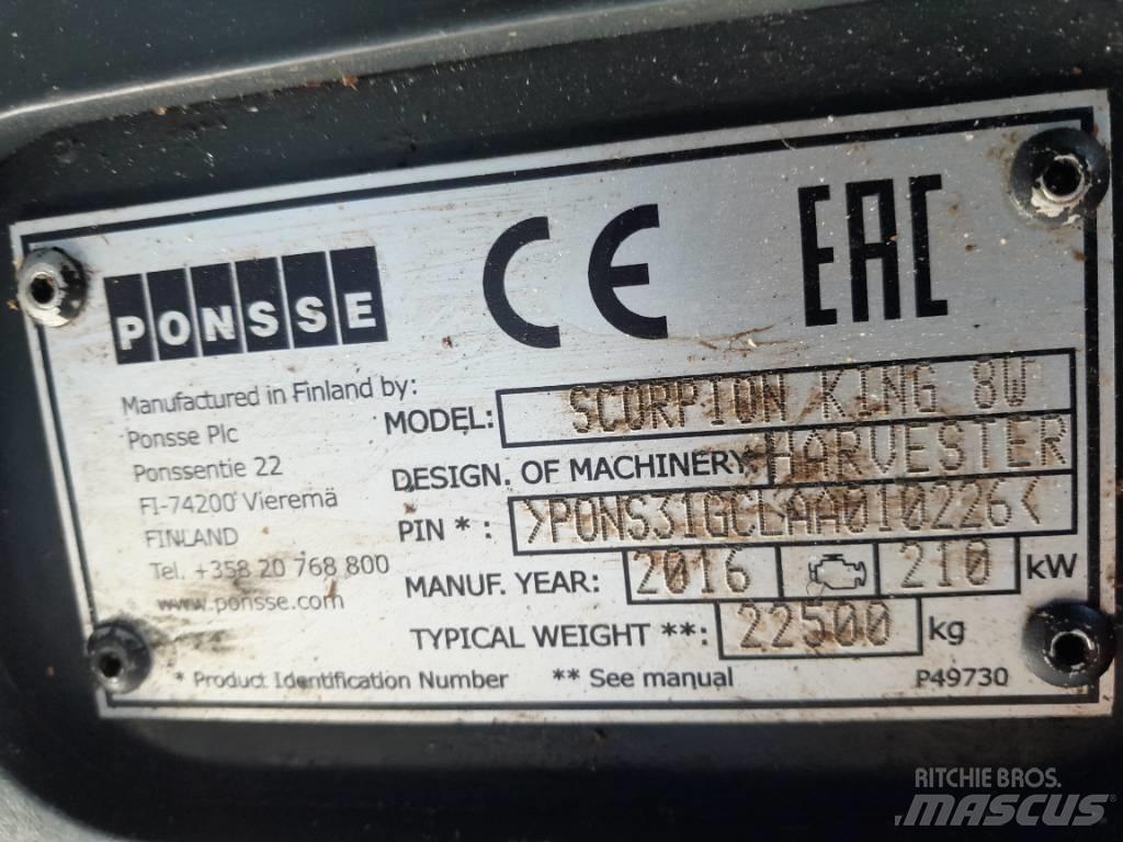 Ponsse Scorpion King Θεριζοαλωνιστικές μηχανές