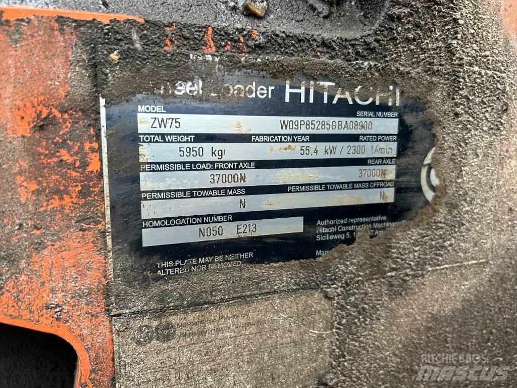 Hitachi ZW 75 Φορτωτές με λάστιχα (Τροχοφόροι)