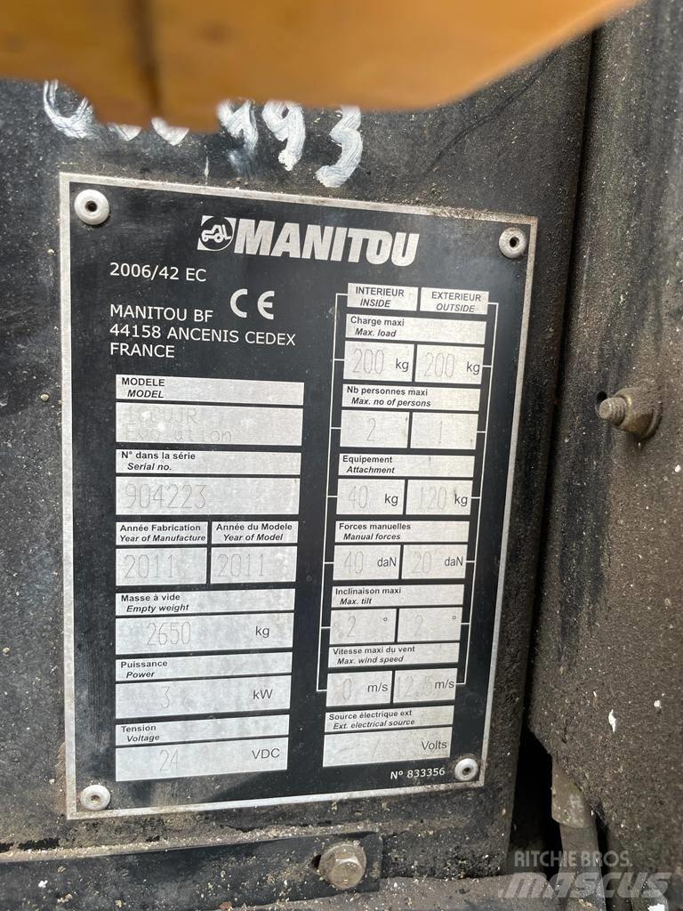 Manitou 100 VJR Ανυψωτήρες με κατακόρυφους πυλώνες
