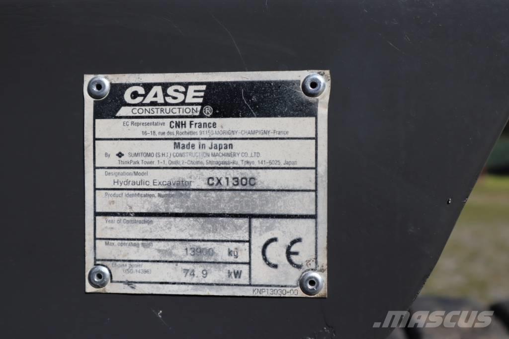 CASE CX130C Εκσκαφείς με ερπύστριες
