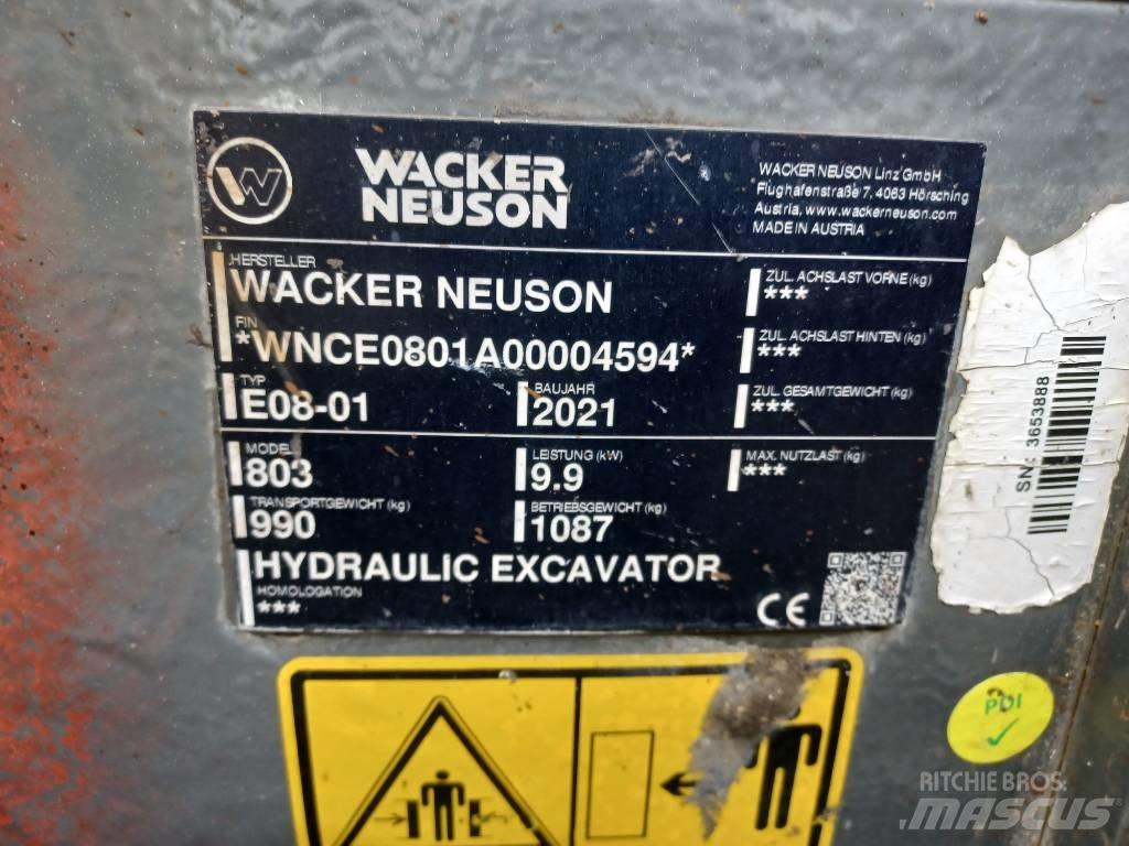 Wacker Neuson 803 Εκσκαφείς με ερπύστριες