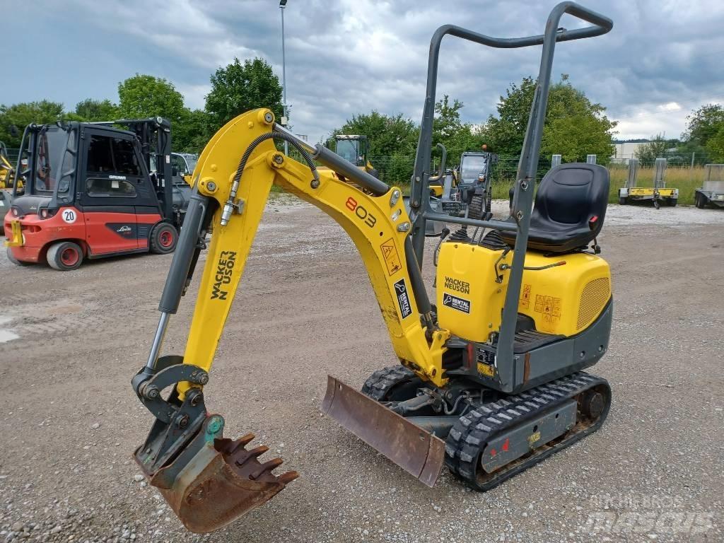 Wacker Neuson 803 Εκσκαφείς με ερπύστριες