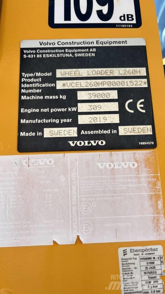 Volvo L260H Φορτωτές με λάστιχα (Τροχοφόροι)