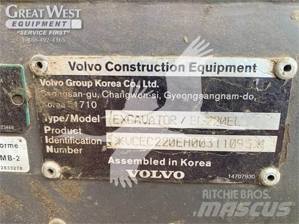 Volvo EC220EL Θεριζοαλωνιστικές μηχανές