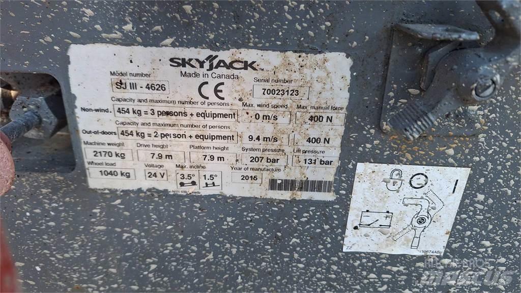 SkyJack SJIII4626 Ανυψωτήρες ψαλιδωτής άρθρωσης