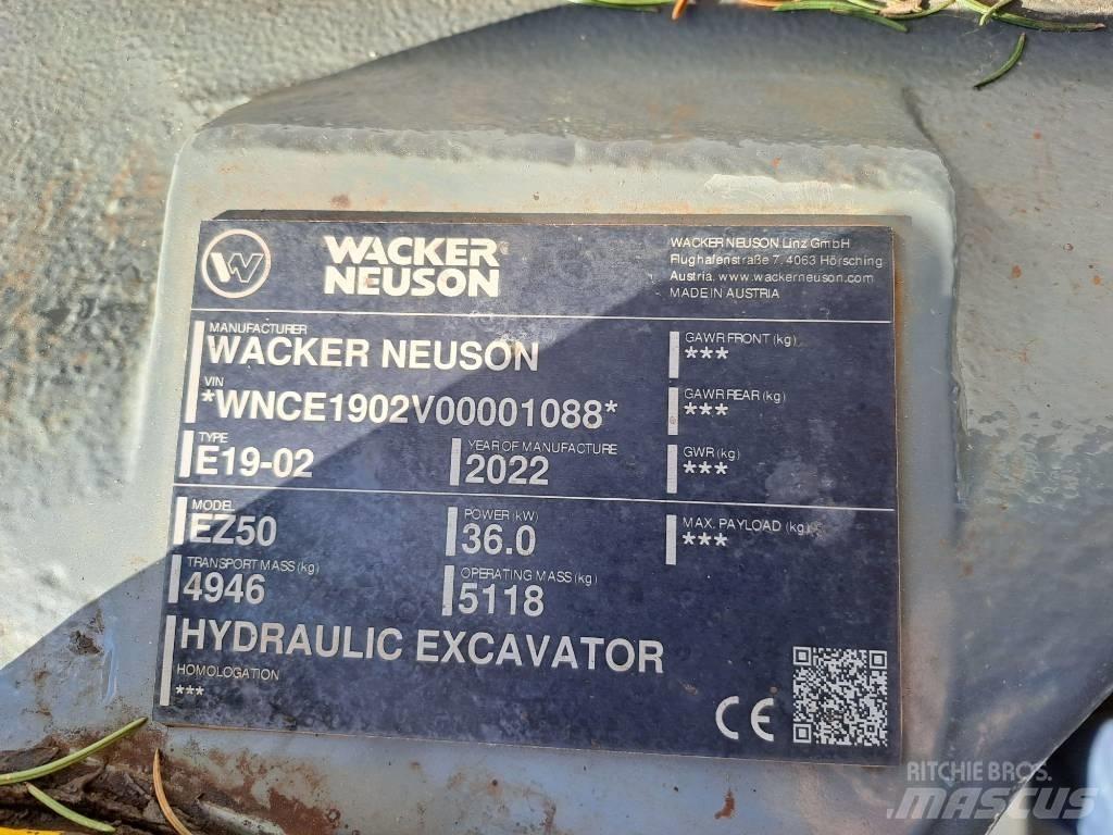 Wacker Neuson EZ50 Εκσκαφείς με ερπύστριες