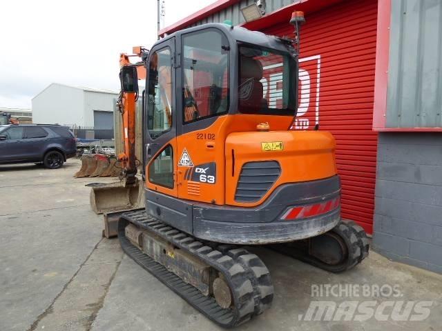 Doosan DX 63-3 Εκσκαφάκι (διαβολάκι) < 7t