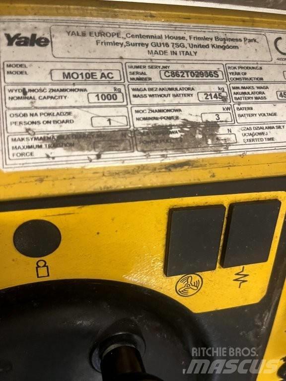 Yale MO 10 E Περονοφόρο ανυψωτικό συλλογής παραγγελιών μεγάλου ύψους