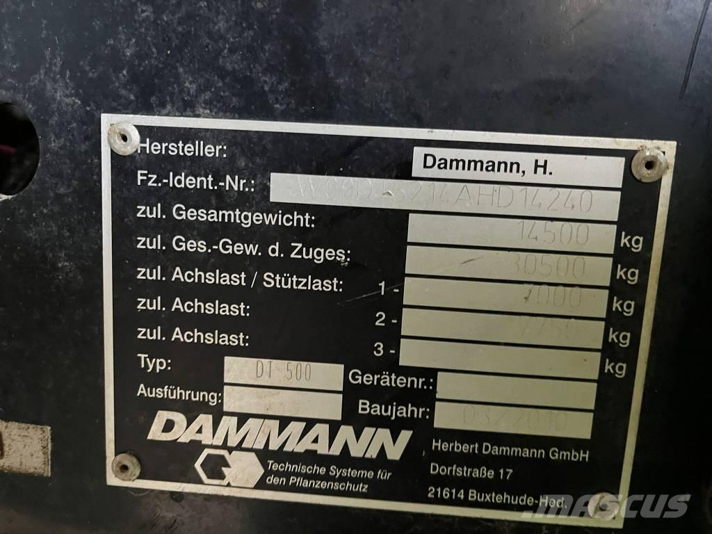 Dammann DT 500 Αυτοκινούμενα ψεκαστικά
