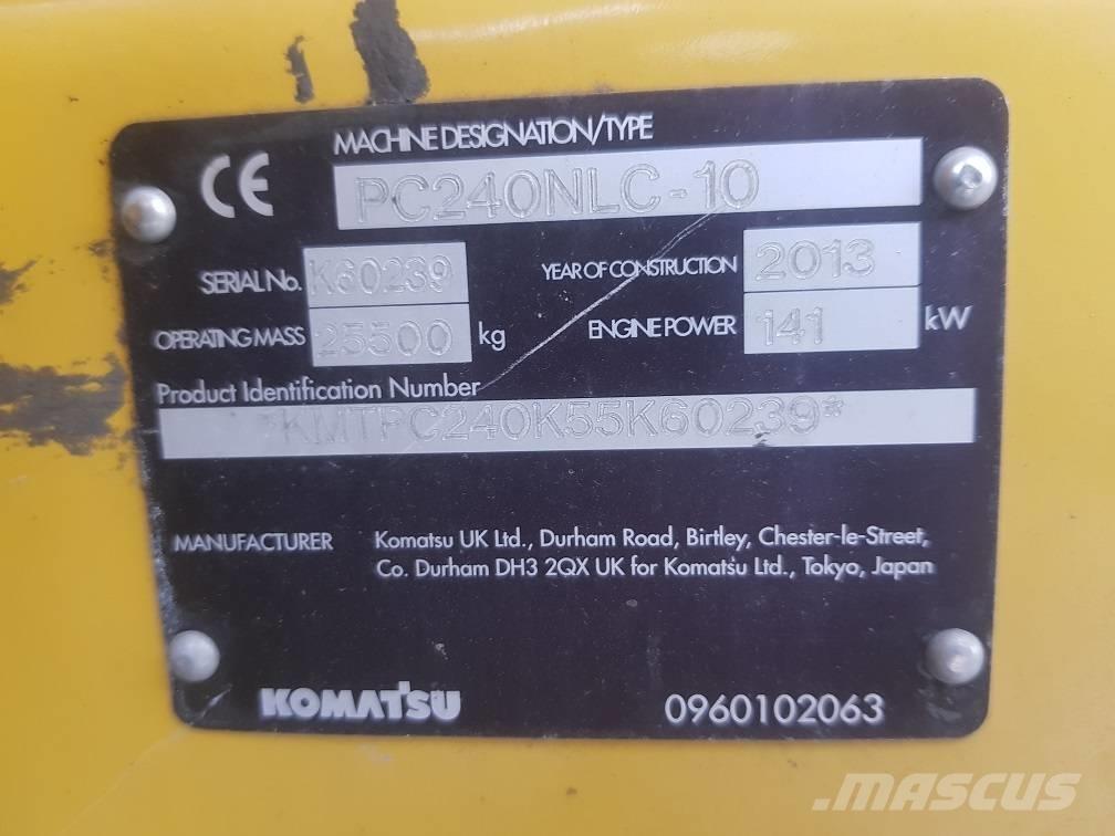 Komatsu PC240NLC-10 Εκσκαφείς με ερπύστριες