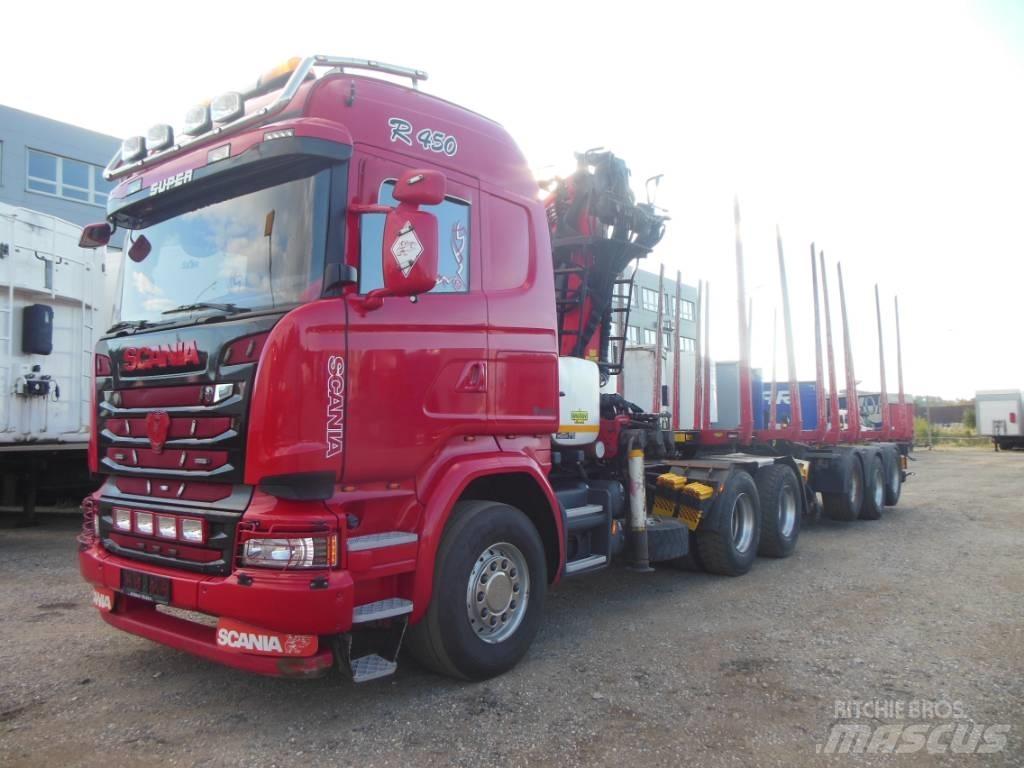 Scania R 450 Φορτηγά ξυλείας