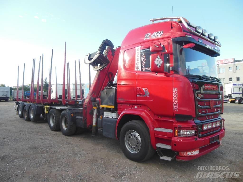Scania R 450 Φορτηγά ξυλείας