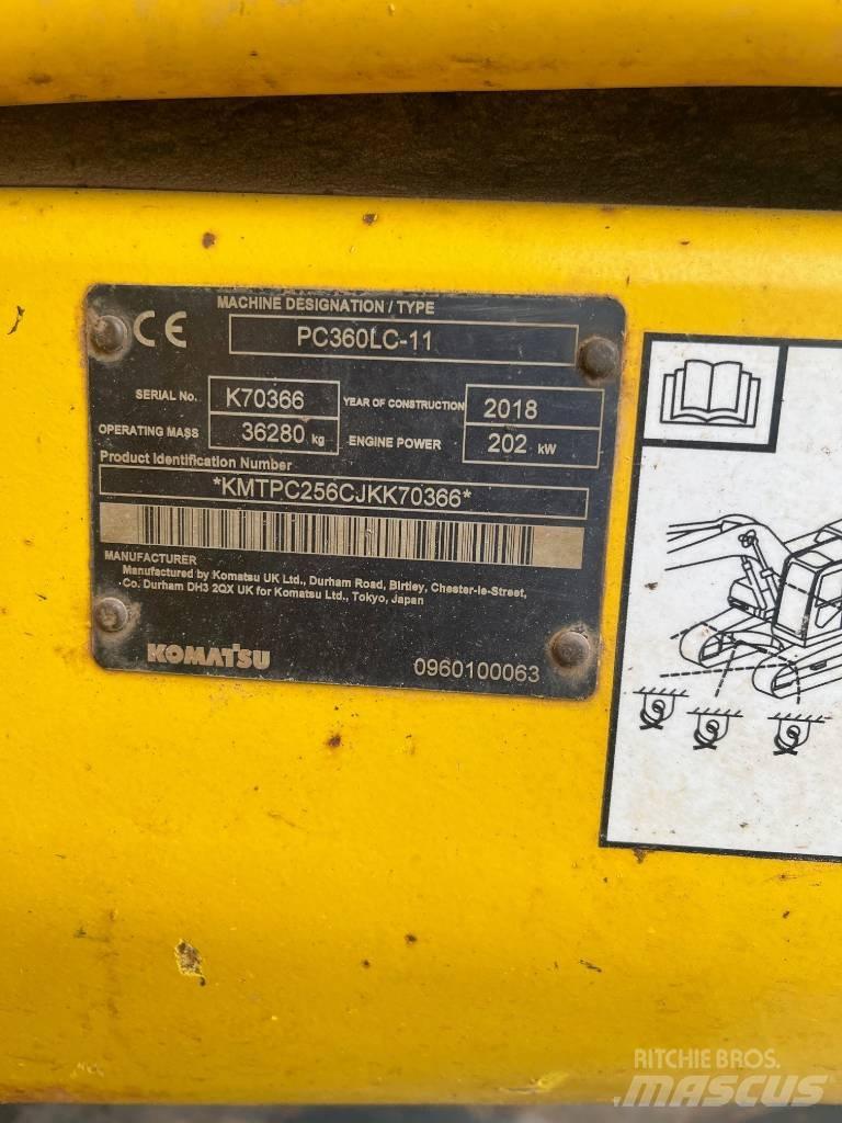 Komatsu PC360LC-11 Εκσκαφείς με ερπύστριες