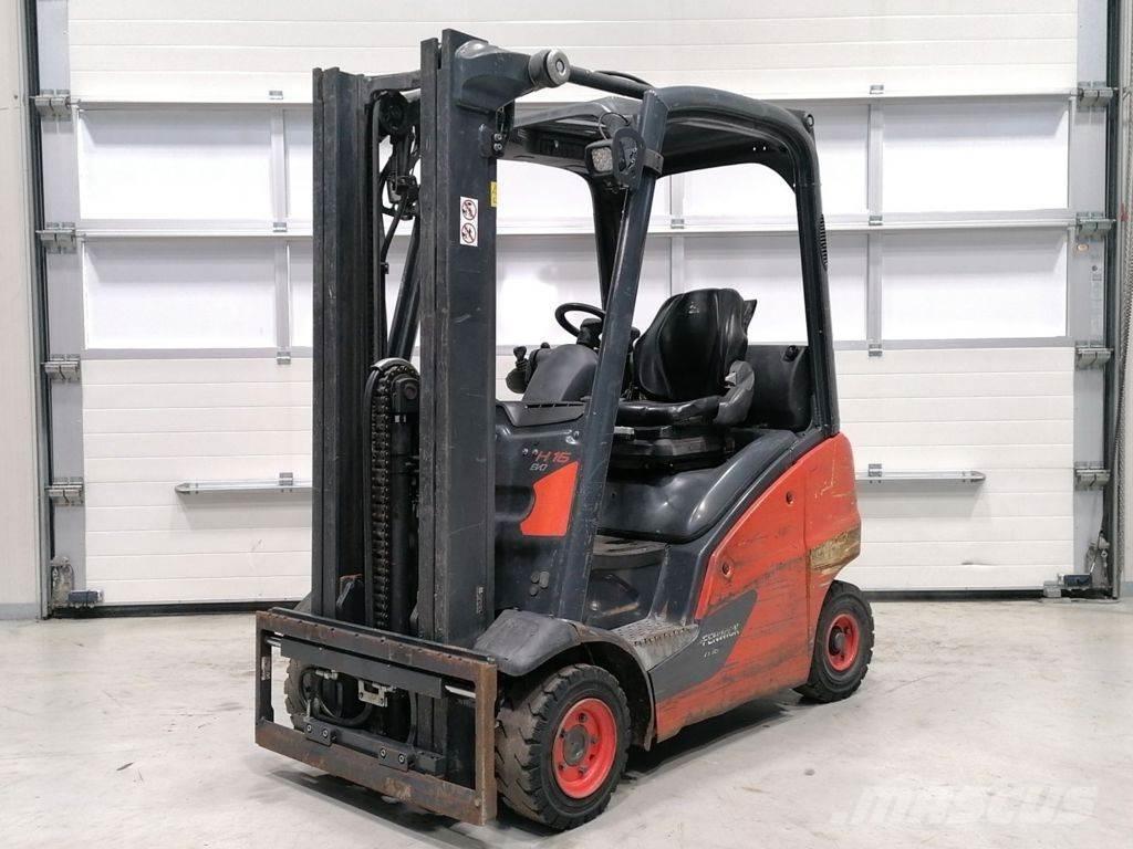 Linde H16T-01 Περονοφόρα ανυψωτικά κλαρκ με φυσικό αέριο LPG