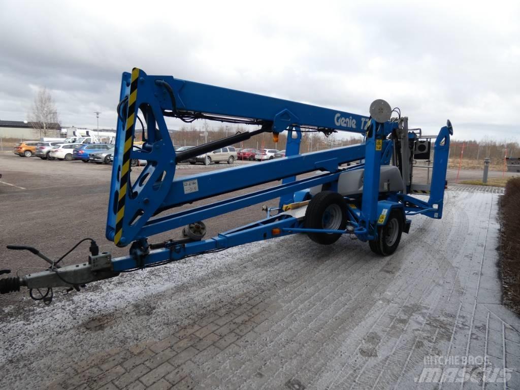 Genie TZ50DC Skylift Εναέριες πλατφόρμες τοποθετημένες σε ρυμούλκα