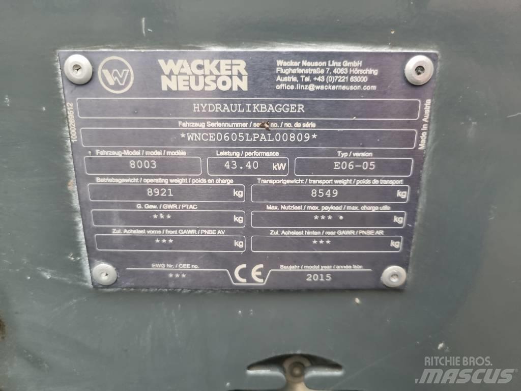 Wacker Neuson 8003 Μίνι εκσκαφείς 7t - 12t